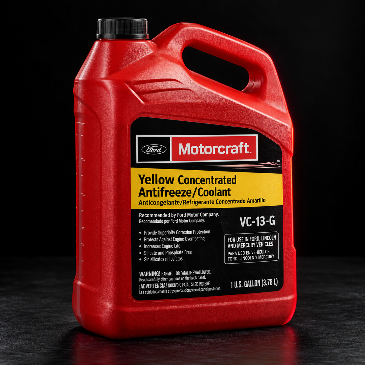 Anticongelante Motorcraft VC-13-G, amarillo concentrado, galón